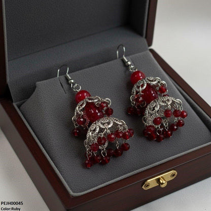 PEJH00045 SDQ Double Jhumki Drop - PEJH