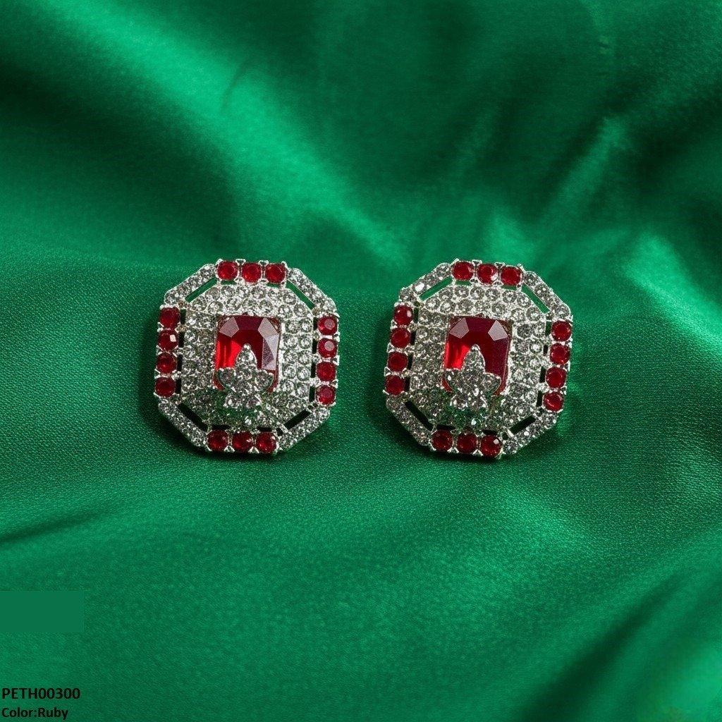 PETH00300 SDQ Square/Leaf Tops Pair - PETH