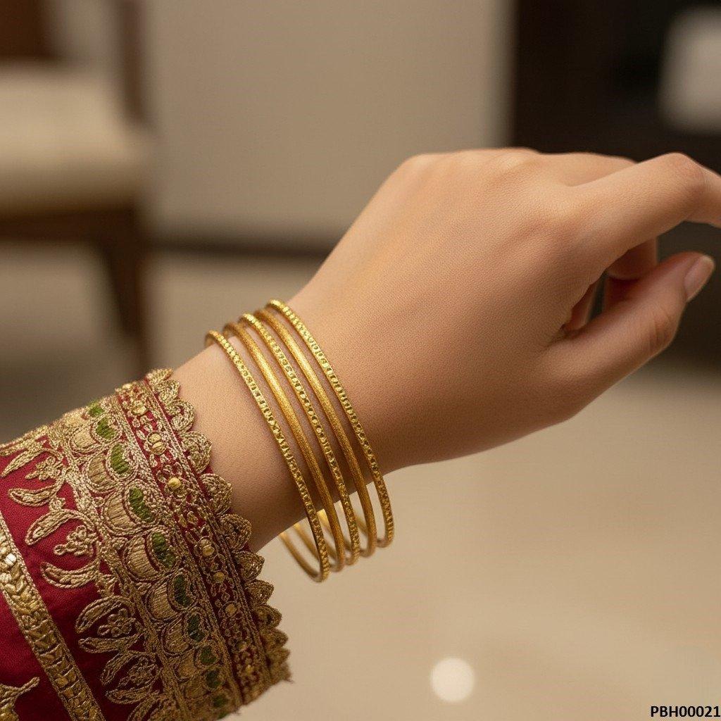 PBH00021 MZM Rope 5 Pcs Of Bangles Set - PBH