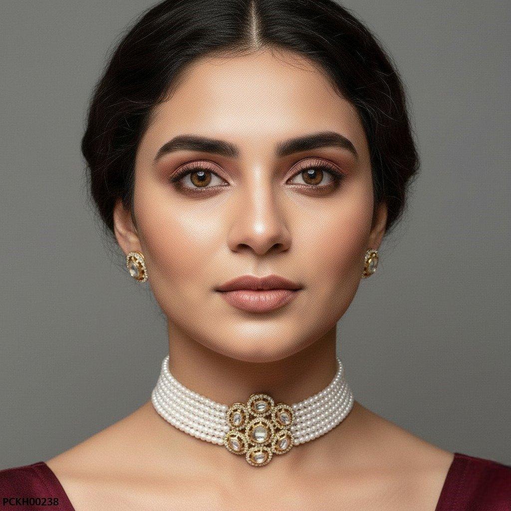 PCKH00238 MZM Oval/Tear Choker Set - PCKH