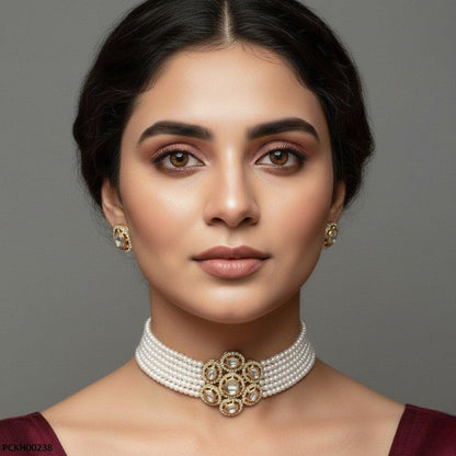 PCKH00238 MZM Oval/Tear Choker Set - PCKH