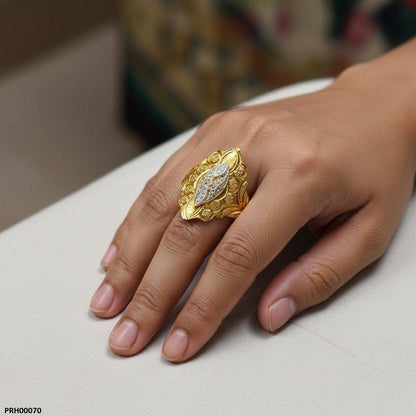 PRH00070 MZM Gold Ring Adjustable - PRH