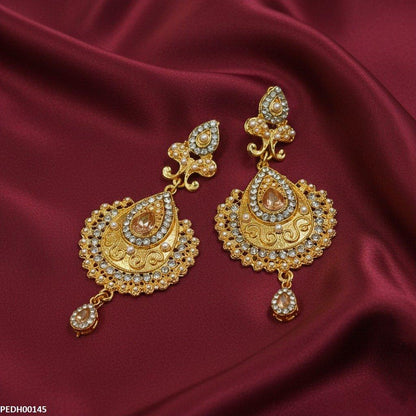 PEDH00145 MZM Tear Drop Earrings - PEDH