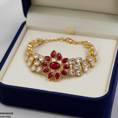 PBRH00206 FRN Tear Flower Bracelet - PBRH