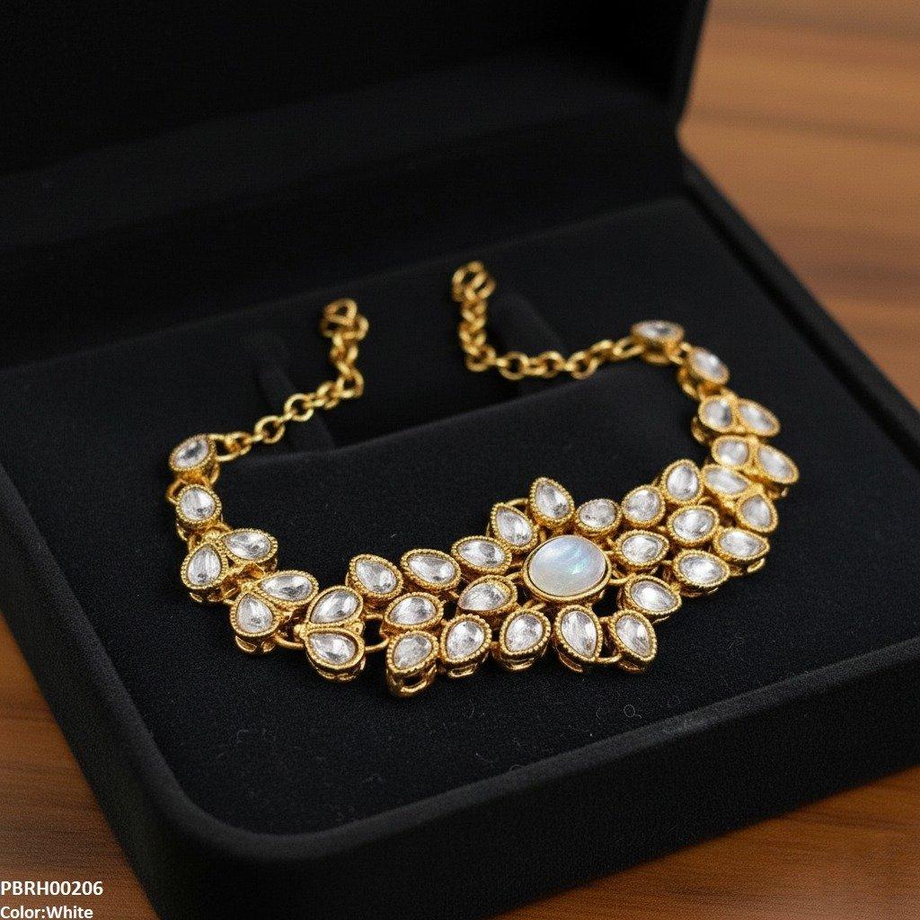 PBRH00206 FRN Tear Flower Bracelet - PBRH