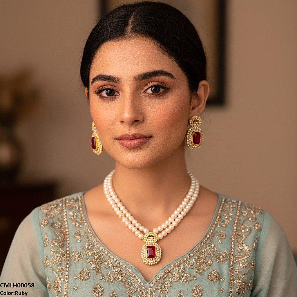 CMLH00058 FRN Vase Shaped Mala Set - CMLH