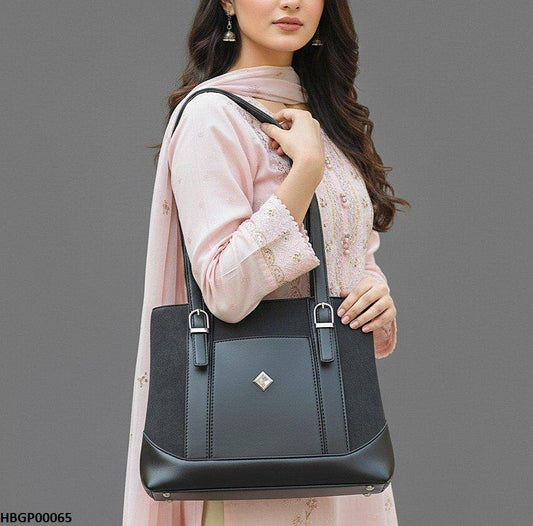 HBGP00065 Black Crest Tote