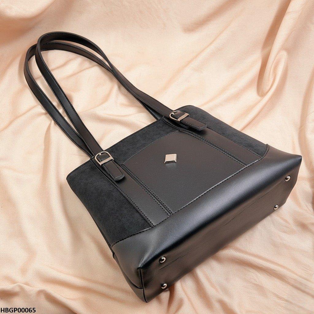 HBGP00065 Black Crest Tote