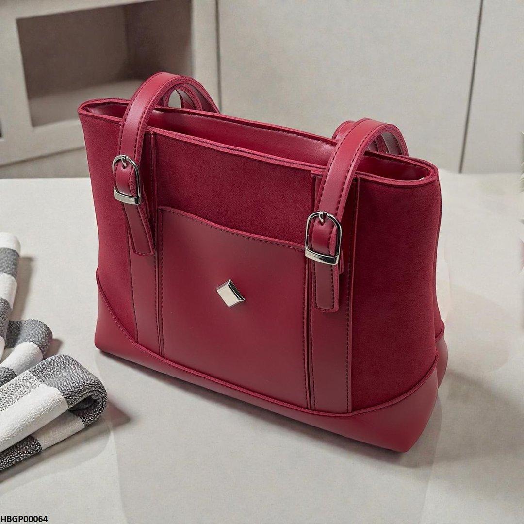 HBGP00064 Maroon Crest Tote