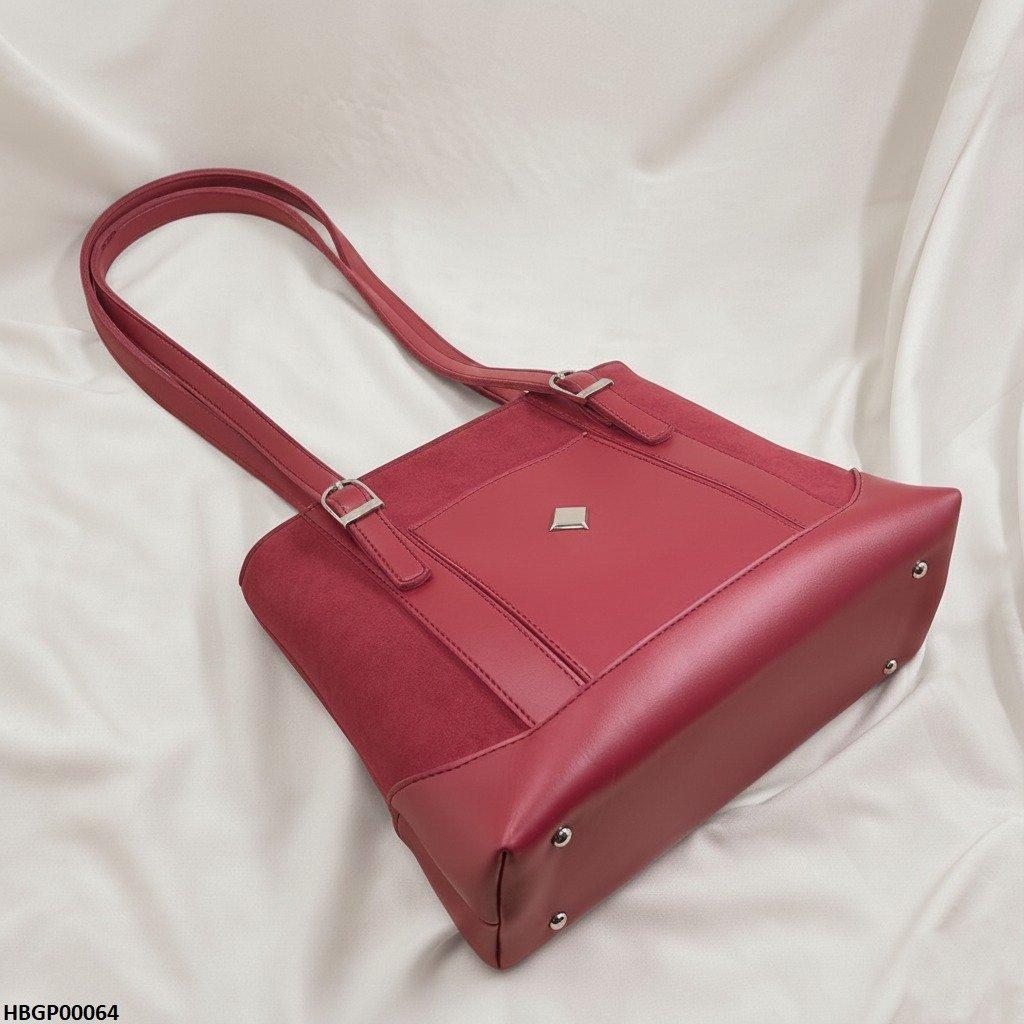 HBGP00064 Maroon Crest Tote