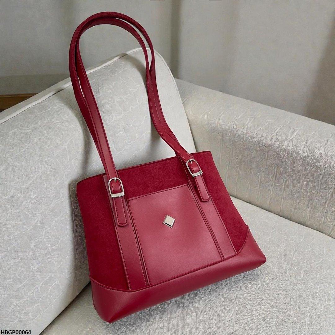 HBGP00064 Maroon Crest Tote