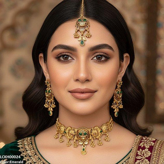 LCKH00024 ANI Moon/Tear Flower Choker Set - LCKH