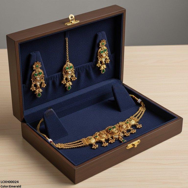 LCKH00024 ANI Moon/Tear Flower Choker Set - LCKH