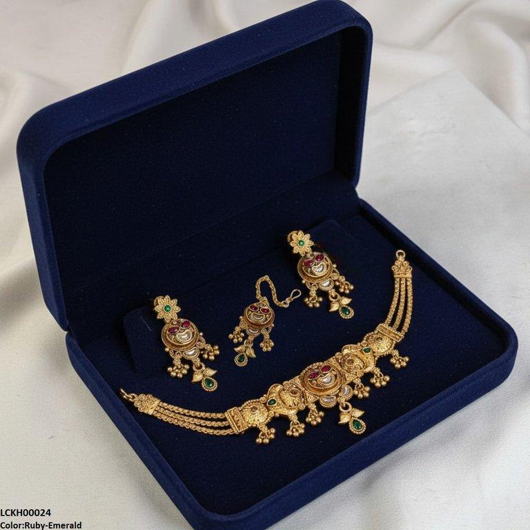 LCKH00024 ANI Moon/Tear Flower Choker Set - LCKH