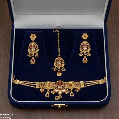 LCKH00025 ANI Moon/Tear Flower Choker Set - LCKH