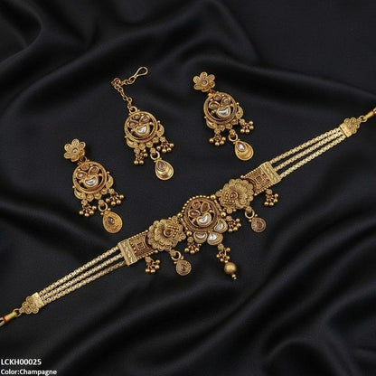 LCKH00025 ANI Moon/Tear Flower Choker Set - LCKH