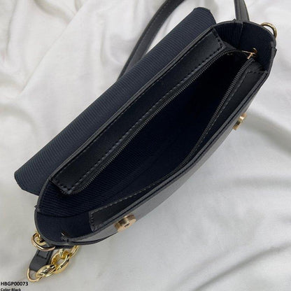 HBGP00073 Aurelia Saddle Armpit Bag Black