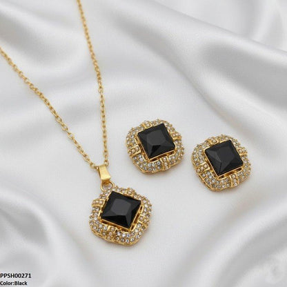 PPSH00271 MZM Square Pendant Set - PPSH