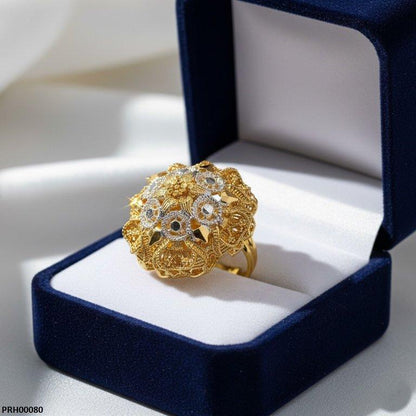 PRH00080 MZM Flower Ring Adjustable - PRH