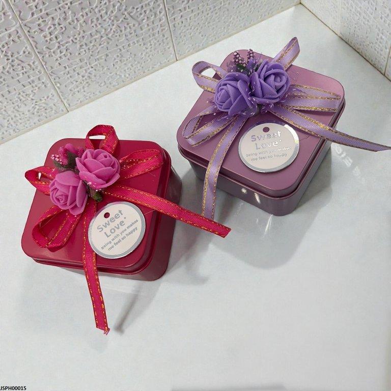 JSPH00015 ABS Tin Square Gift Box - JSPH