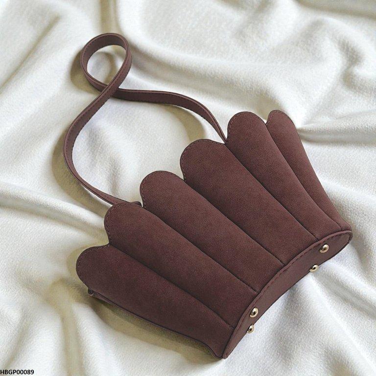 HBGP00089 Velvet Shell Ladies Handbag