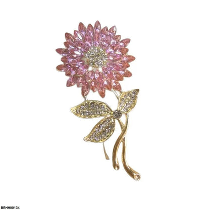 BRHH00134 XST SunFlower Zircon Broach - BRHH
