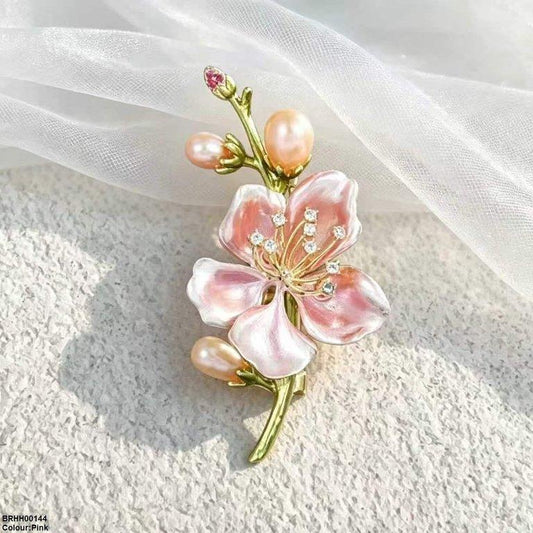 BRHH00144  XST Mongolia Flower Broach - BRHH