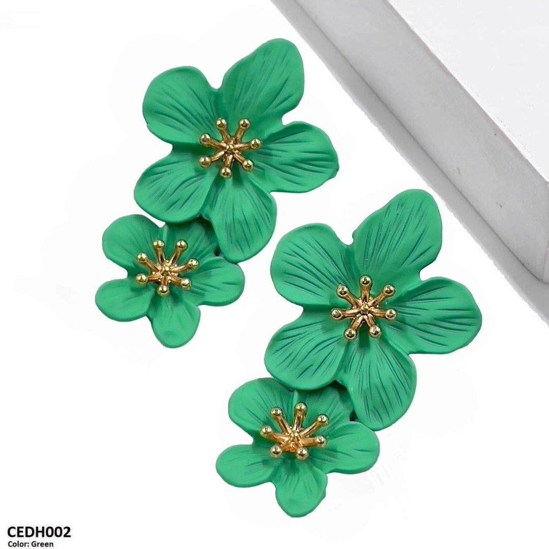 CEDH002 JMN Flower Drop Earrings