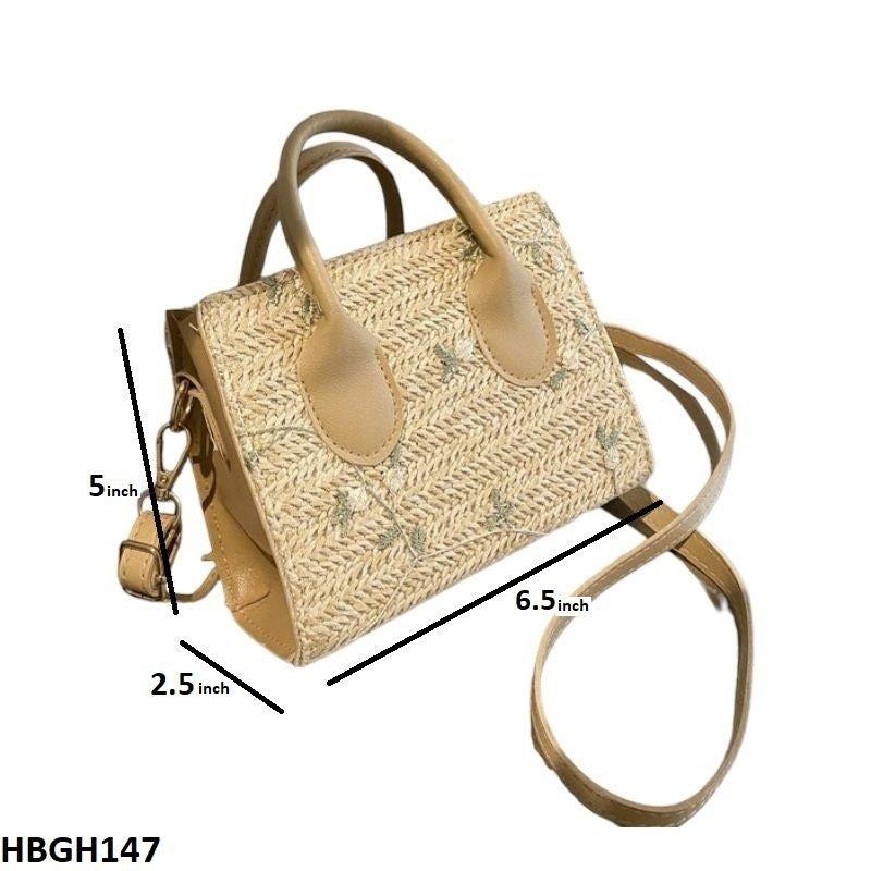 HBGH147 BBM Flower Embroidery Mini Hand Bag