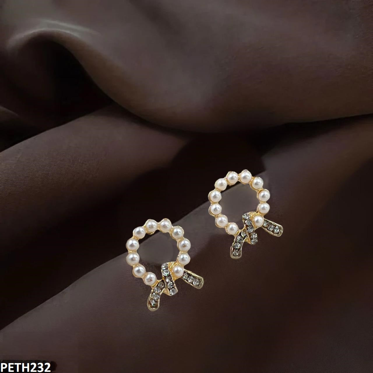 PETH233-SDQ PETH233 SDQ Pearl Round Tops Pair