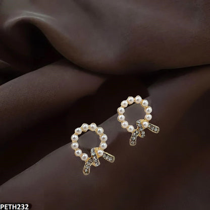 PETH233-SDQ PETH233 SDQ Pearl Round Tops Pair