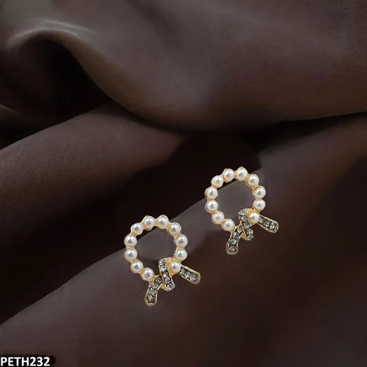 PETH233-SDQ PETH233 SDQ Pearl Round Tops Pair