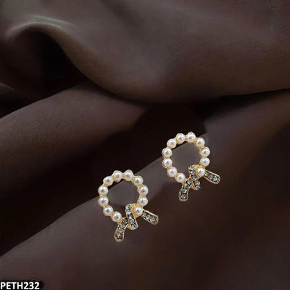 PETH233-SDQ PETH233 SDQ Pearl Round Tops Pair