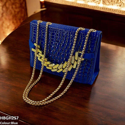 HBGH257 CYG Acrylic Buckle Chain Hand Bag