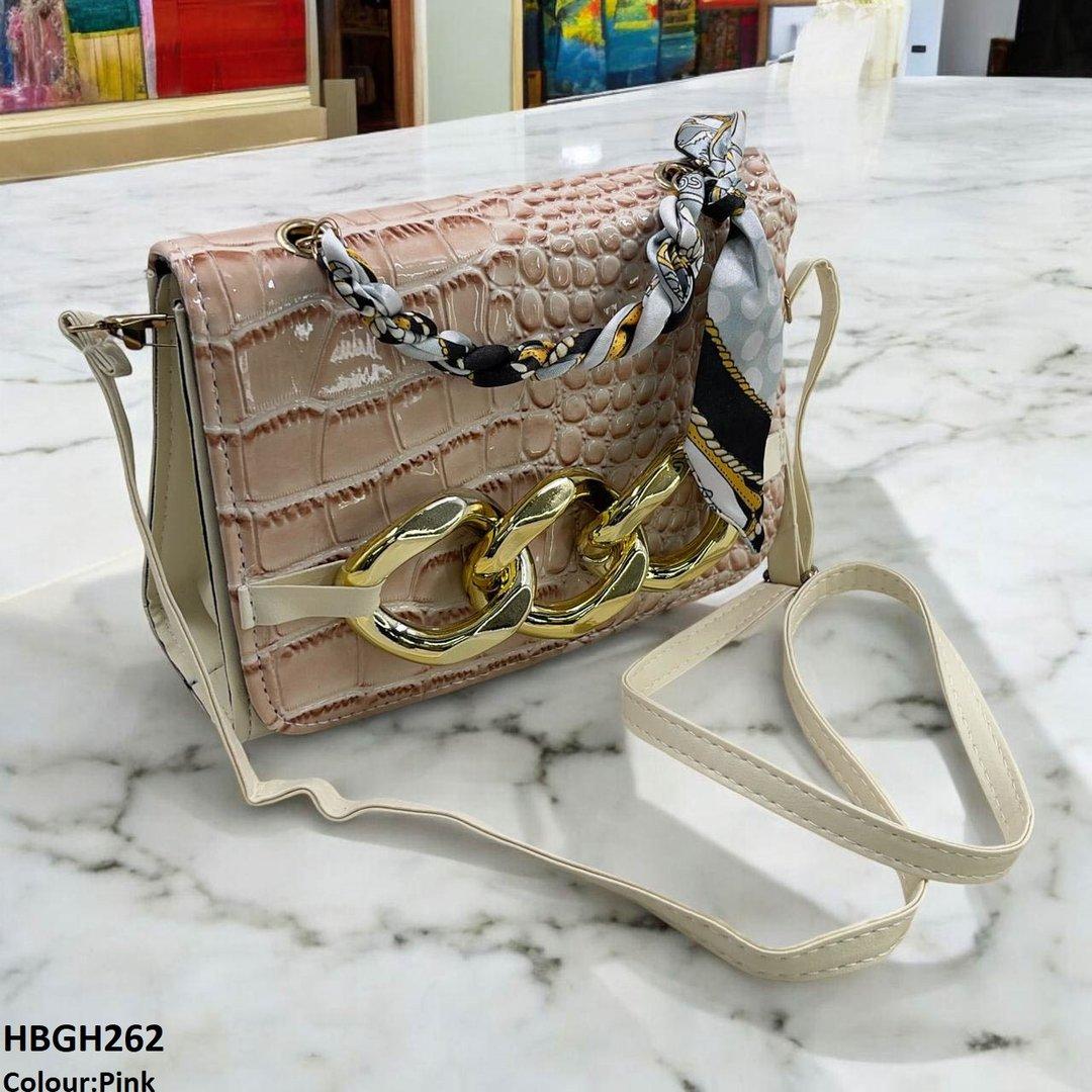 HBGH262 CYG Scarf Linked Chain Bag