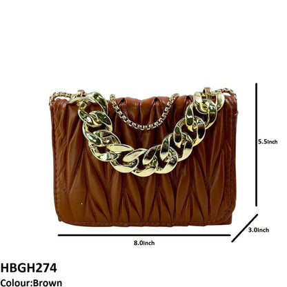 HBGH274 CYG Chain Embroidery Bag