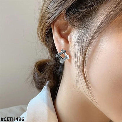 CETH496 BTO Square Stud Tops Pair