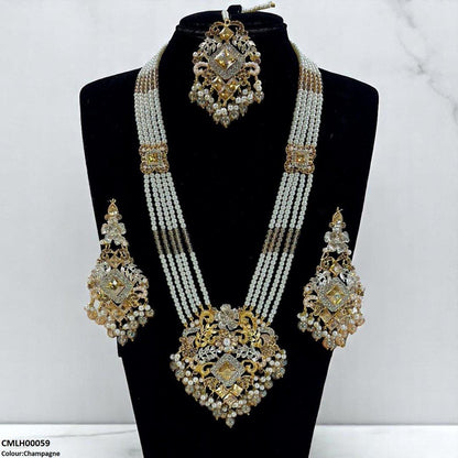 CMLH00059 SDQ Pearl Flower Mala Set - CMLH