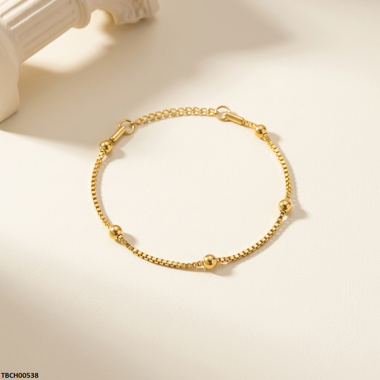 TBCH00538 MMJ Stainless Steel Ball Bracelet - TBCH