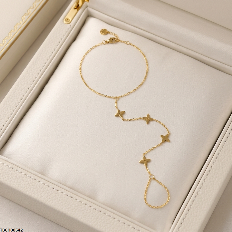 TBCH00542 MMJ Stainless Steel Stars  Bracelet  - TBCH