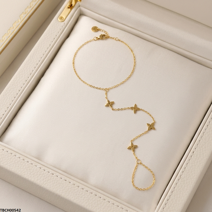 TBCH00542 MMJ Stainless Steel Stars  Bracelet  - TBCH