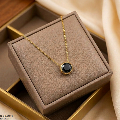 TPSH00821 MMJ Stainless Steel Round Drop Pendant - TPSH