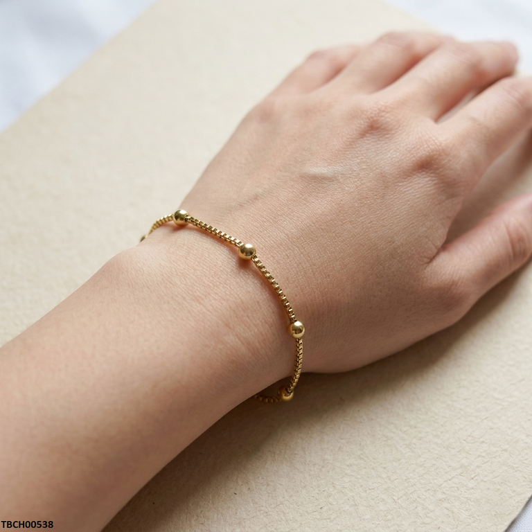 TBCH00538 MMJ Stainless Steel Ball Bracelet - TBCH