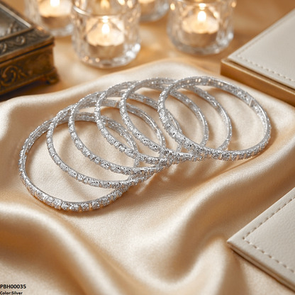 PBH00035 AZM  Cut Shimmer Bangles - PBH