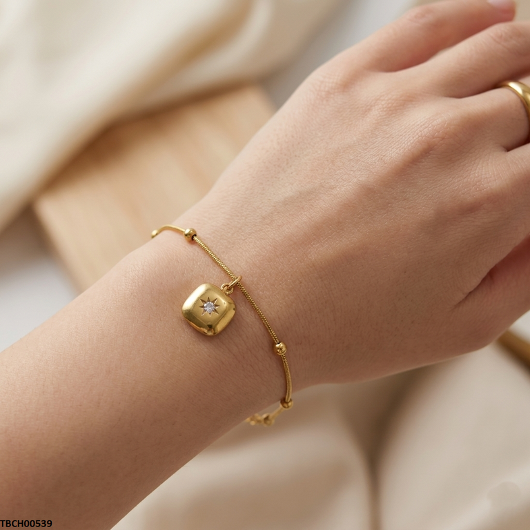TBCH00539 MMJ Stainless Steel Star Bracelet - TBCH
