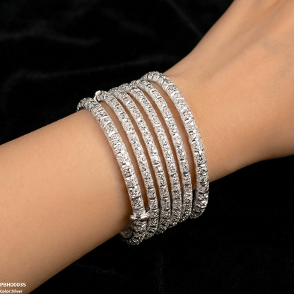 PBH00035 AZM  Cut Shimmer Bangles - PBH