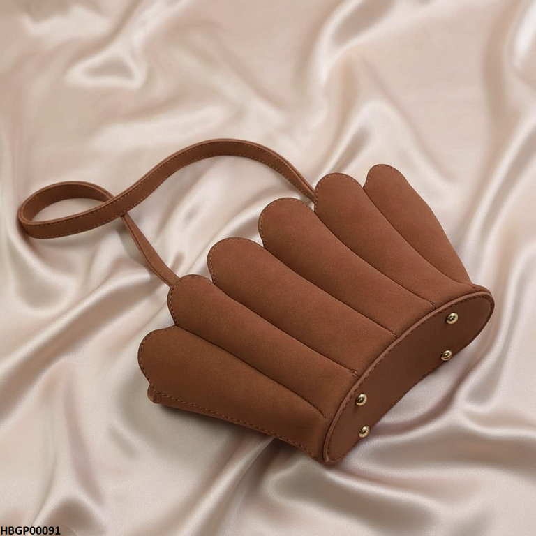 HBGP00091 Velvet Shell Ladies Handbag