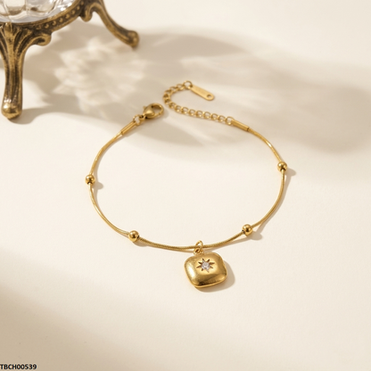 TBCH00539 MMJ Stainless Steel Star Bracelet - TBCH