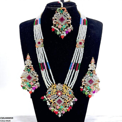 CMLH00059 SDQ Pearl Flower Mala Set - CMLH
