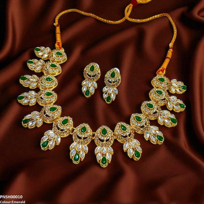 PNSH00010 SDQ Marquise/Tear Necklace Set - PNSH